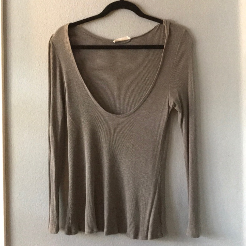 Deep Scoop Neck